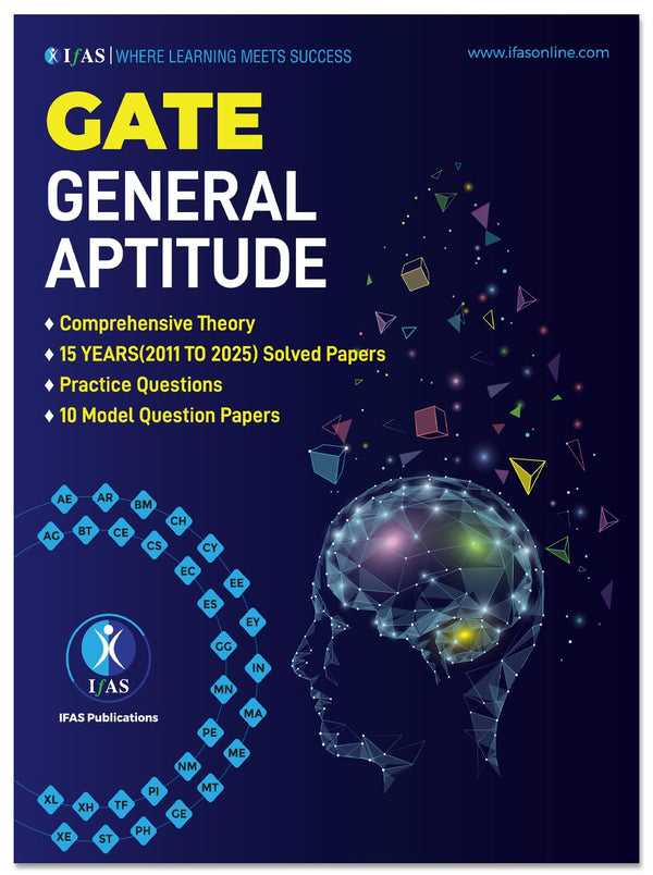 GATE General Aptitude Book 2025 Previous Year Solved Papers (2011 TO 2 ...