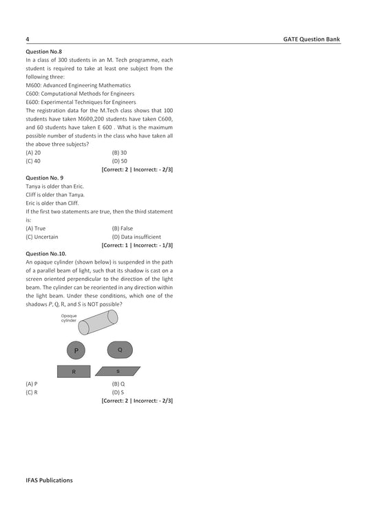 GATE General Aptitude Book 2026 Exam -Master Guide Book: Includes Theory, 500+ Practice Questions, 20 Model Test Papers and Updated GATE General Aptitude Book