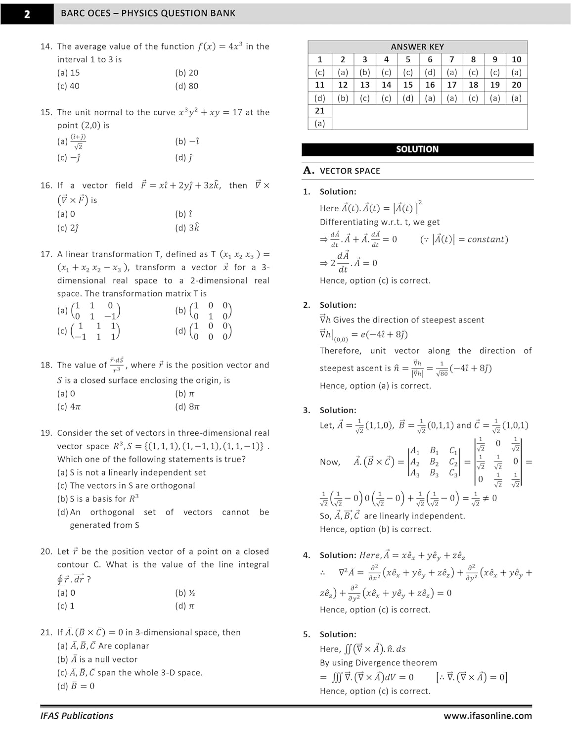 BARC OCES Physics Book 2025 Most probable Questions Topic & Subtopic wise detailed solutions - 1000+ Practice questions Solved Papers