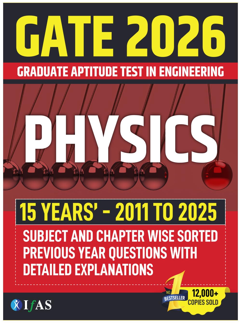 GATE Physics PYQ Book - Previous Year Solved Papers 2026 (2011 to 2024) with Detailed Solutions (Unit Wise Sorted)-Chapter Wise & Topic Wise PYQ Book for GATE Physics Exams