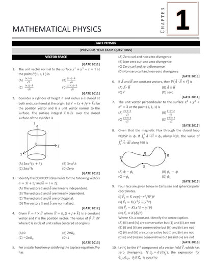 GATE Physics PYQ Book - Previous Year Solved Papers 2026 (2011 to 2024) with Detailed Solutions (Unit Wise Sorted)-Chapter Wise & Topic Wise PYQ Book for GATE Physics Exams