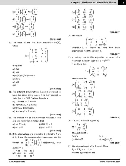 TIFR Physics Book topic wise Sorted Previous Year Questions with Explanations, Also Useful for all M.Sc Entrance Exam