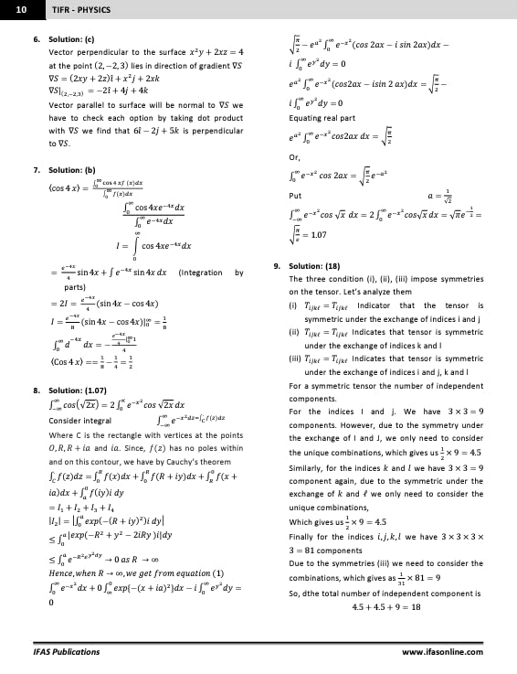TIFR Physics Book topic wise Sorted Previous Year Questions with Explanations, Also Useful for all M.Sc Entrance Exam
