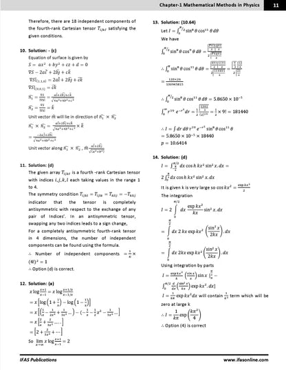 TIFR Physics Book topic wise Sorted Previous Year Questions with Explanations, Also Useful for all M.Sc Entrance Exam
