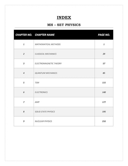 SET Physical Science PYQ Book 2026 Physics Previous Year Solved Papers Topic wise Sorted with Detailed Solutions
