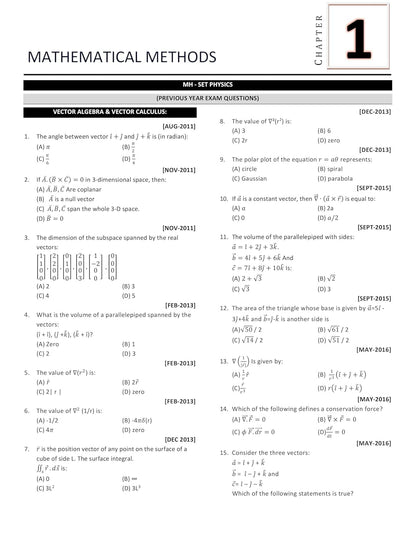 SET Physical Science PYQ Book 2026 Physics Previous Year Solved Papers Topic wise Sorted with Detailed Solutions