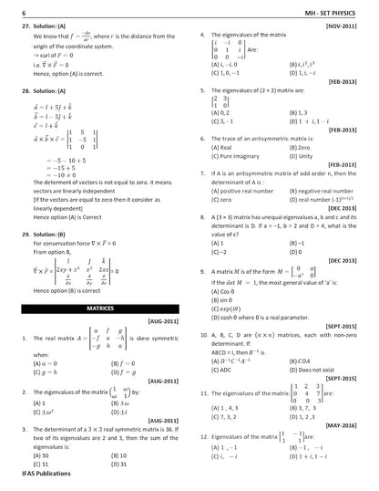 SET Physical Science PYQ Book 2026 Physics Previous Year Solved Papers Topic wise Sorted with Detailed Solutions