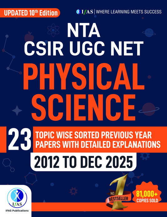 CSIR NET Physical Science Previous Year Questions Papers (PYQ) with Detailed Solutions - (2012 to June 2025) - Book for NTA CSIR NET Physics PYQ, GATE & SET Physics