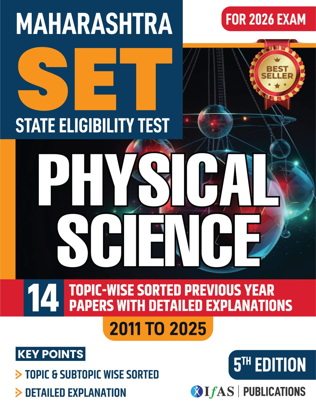 SET Physical Science PYQ Book 2026 Physics Previous Year Solved Papers Topic wise Sorted with Detailed Solutions
