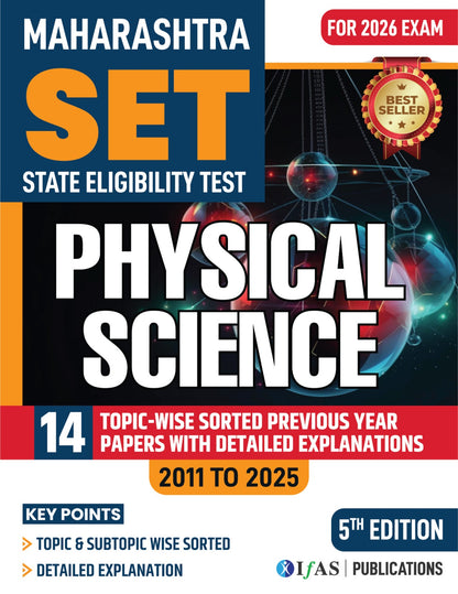 SET Physical Science PYQ Book 2026 Physics Previous Year Solved Papers Topic wise Sorted with Detailed Solutions