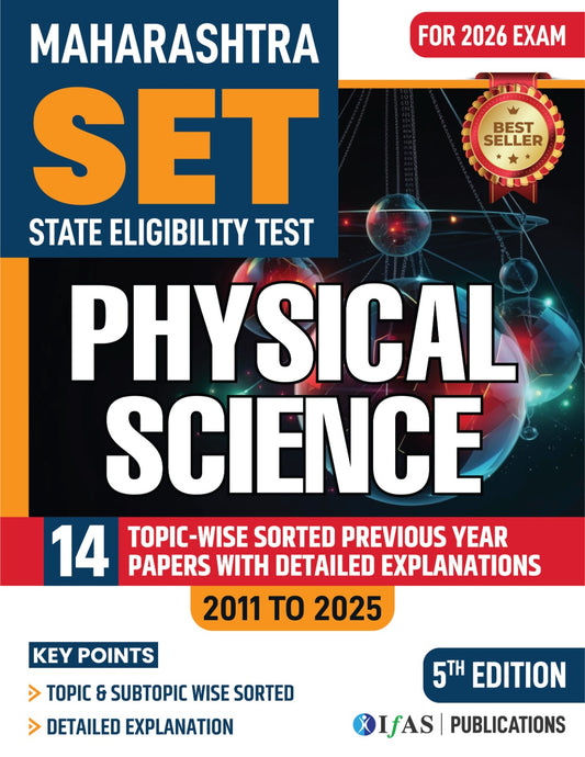 SET Physical Science PYQ Book 2026 Physics Previous Year Solved Papers Topic wise Sorted with Detailed Solutions